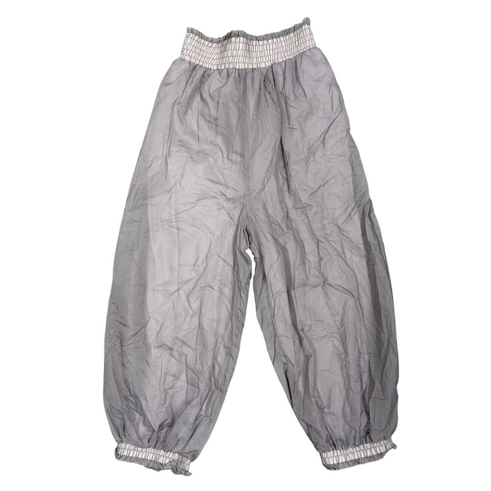 NWT Free people movement balloon pants brushed nickel low crotch Size XS